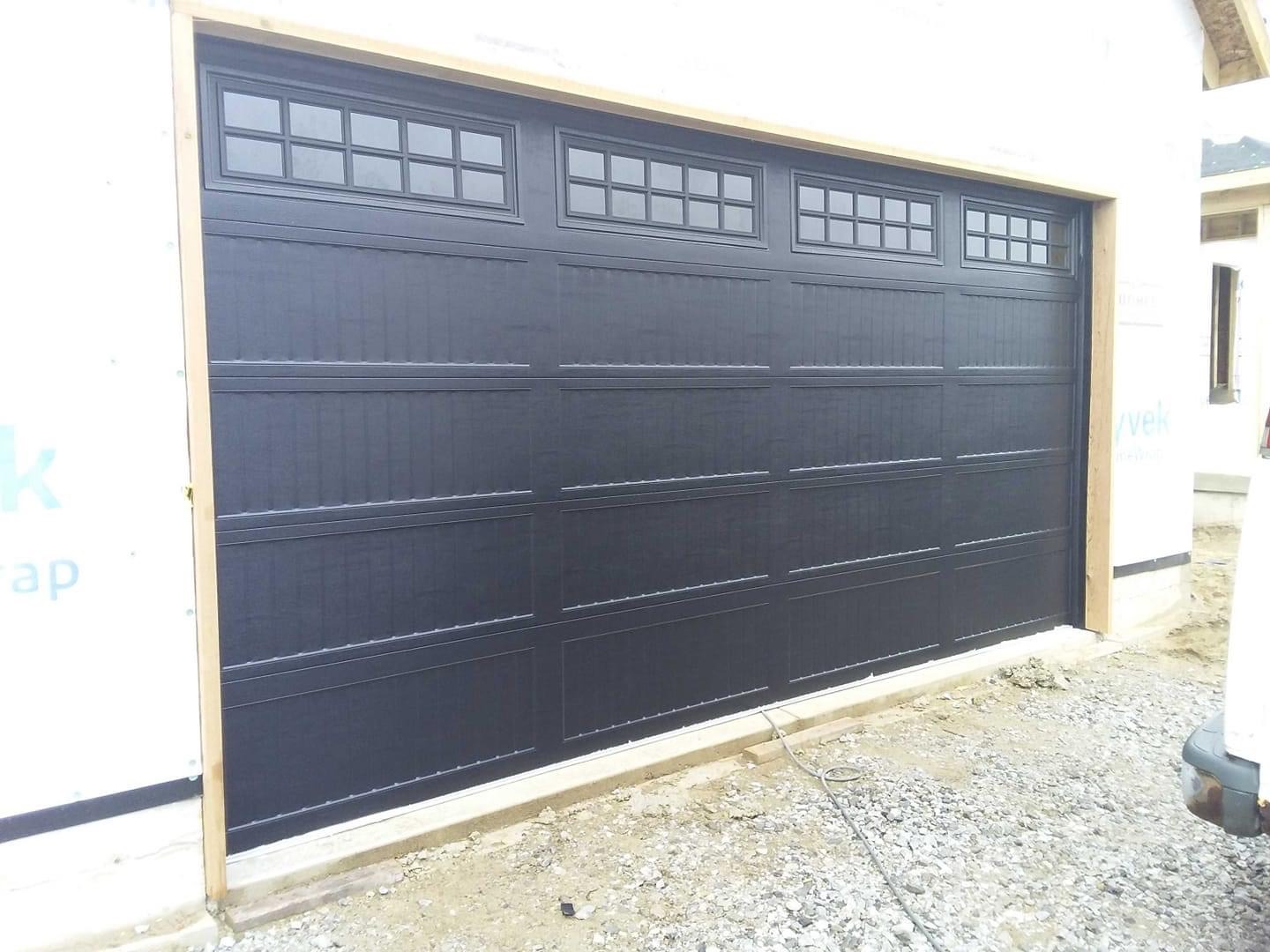recessed panel garage doors