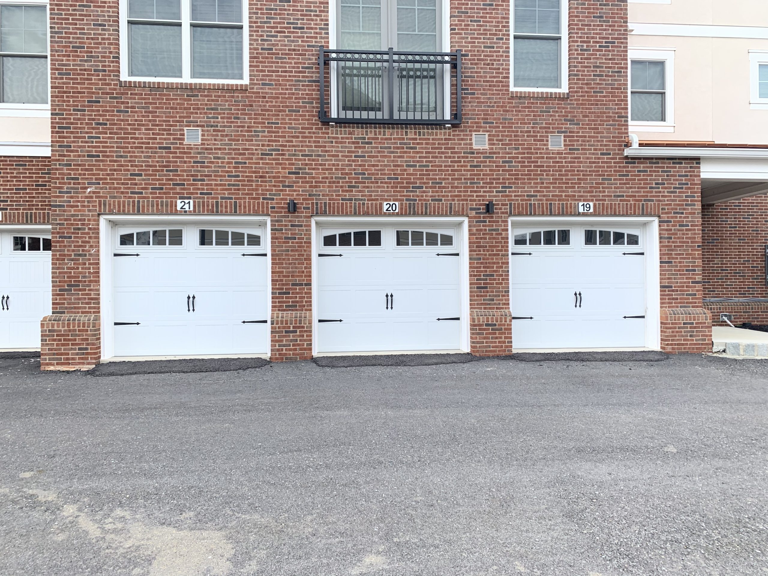 White Carriage Garage Door